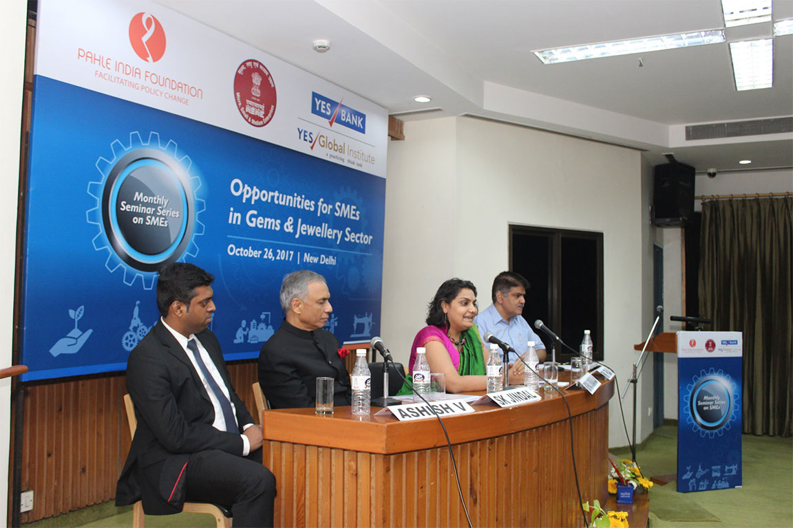 Opportunities for SMEs in Gems & Jewellery Sector, New Delhi – Pahle 